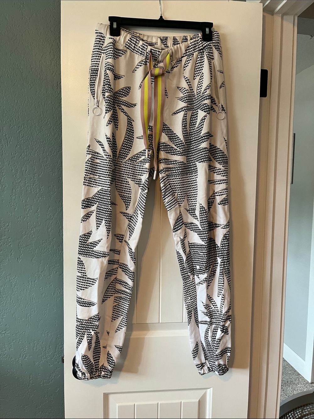 The Upside palm print jogger sweatpants